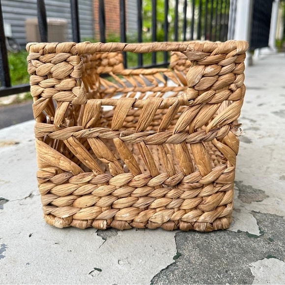 Woven Rectangular Storage Basket - Picture 6 of 16